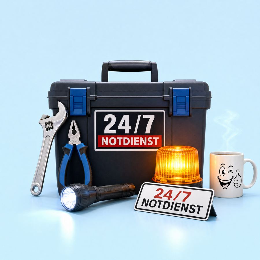 Handwerkskoffer mit 24/7-Notdienst